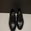 Classic Black Leather Lace Up with Polished Finish