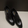 Classic Black Leather Lace Up with Polished Finish