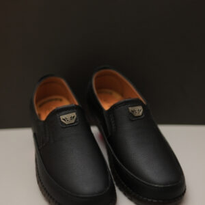 Premium Black Leather Slip On Shoes GST Pakistan (4)