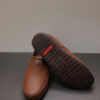 Premium Brown Leather Slip On for Everyday Comfort