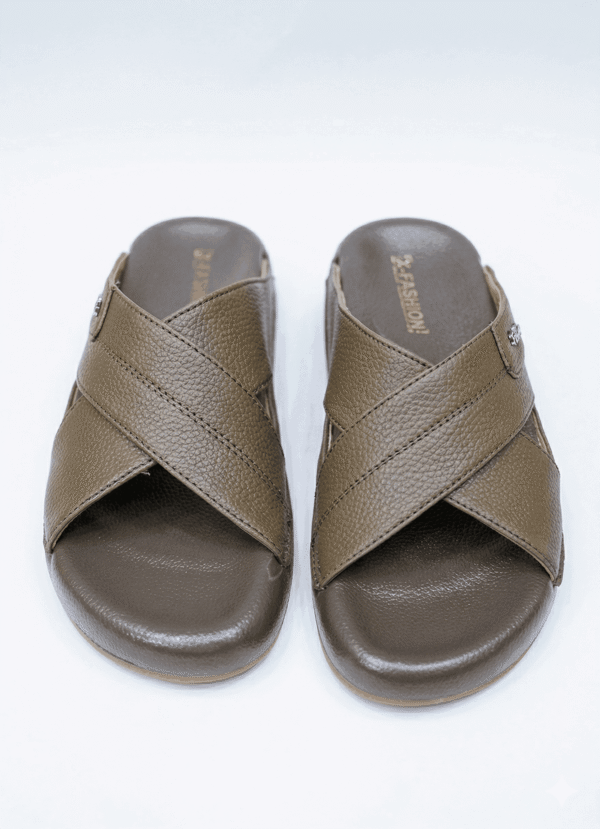 Olive Soft Cushion Comfort Slipper