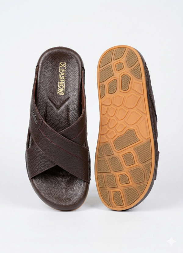 Premium Comfort Leather Slipper