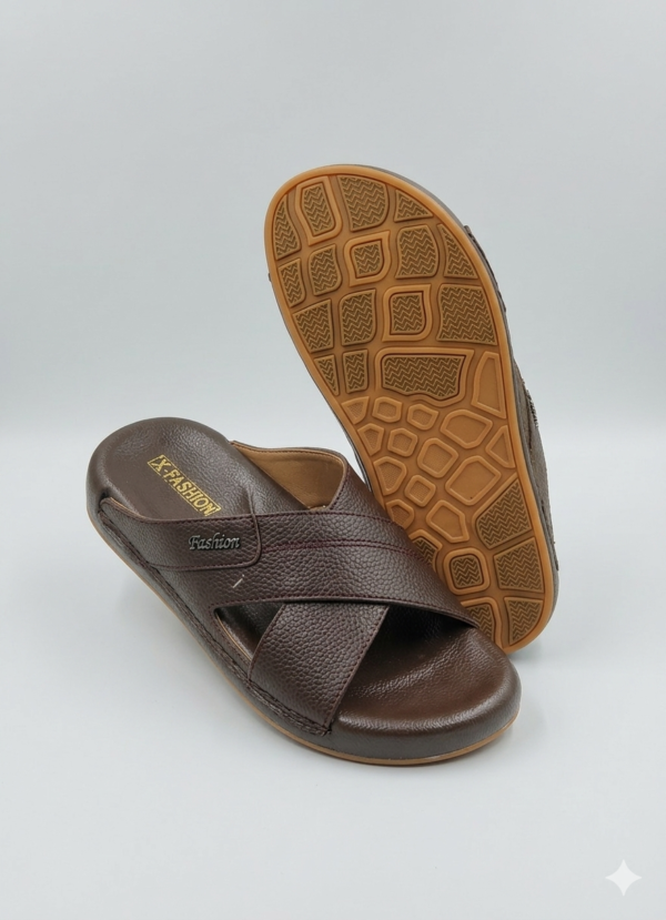 Premium Comfort Leather Slipper