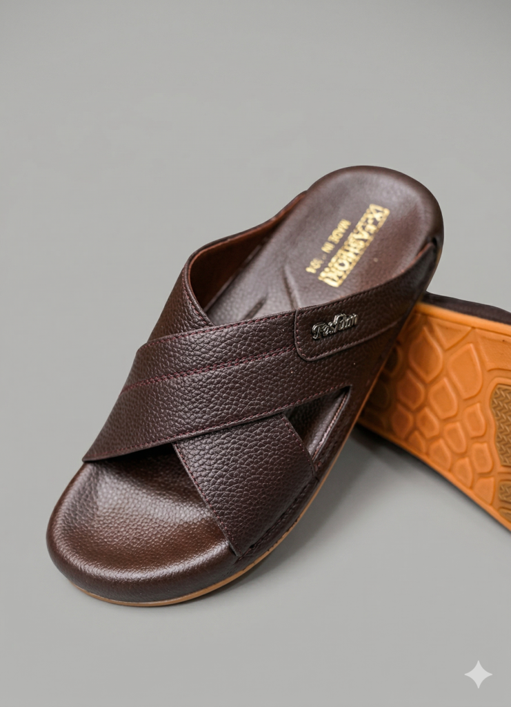 Premium Comfort Leather Slipper