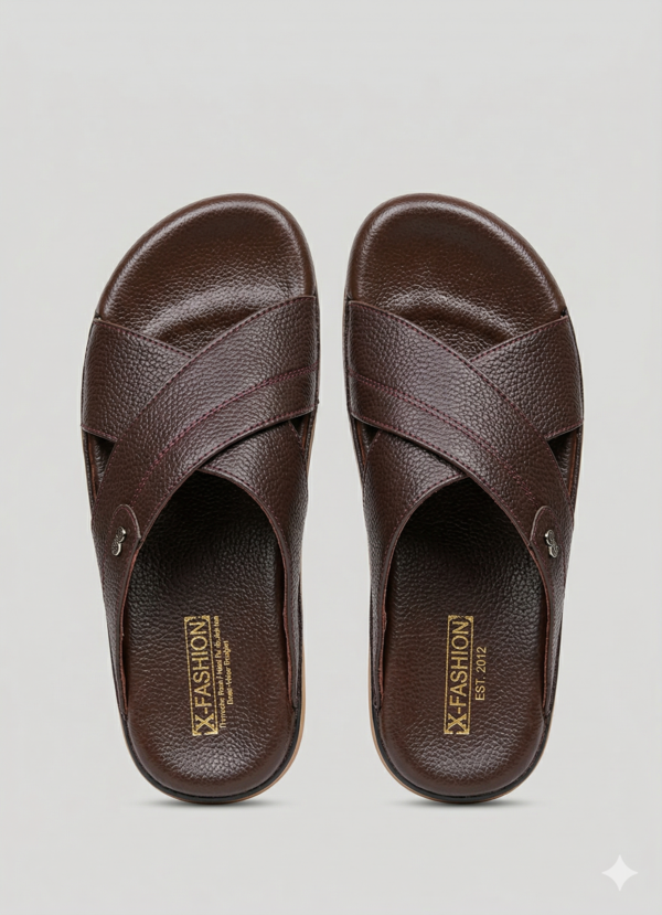 Premium Comfort Leather Slipper