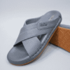 Premium Ultra Soft Textured Cross Strap Comfort Slipper