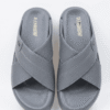 Premium Ultra Soft Textured Cross Strap Comfort Slipper