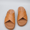brown Premium Comfort Leather Slipper